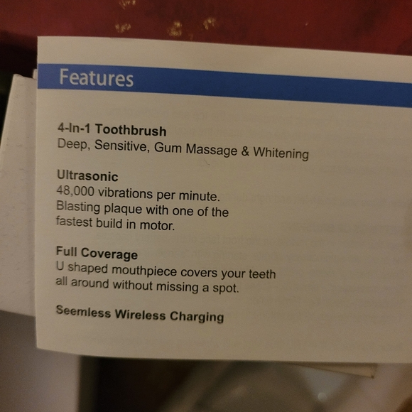 360 ultrasonic adult toothbrush 🪥 - Picture 4 of 6